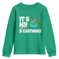 Earth Day Birthday Youth Sweatshirt April 22 Nature Lover Eco Birthday Party Gift