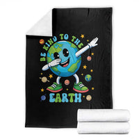 Be Kind To The Earth Throw Blanket Cute Environmental Awareness Earth Day
