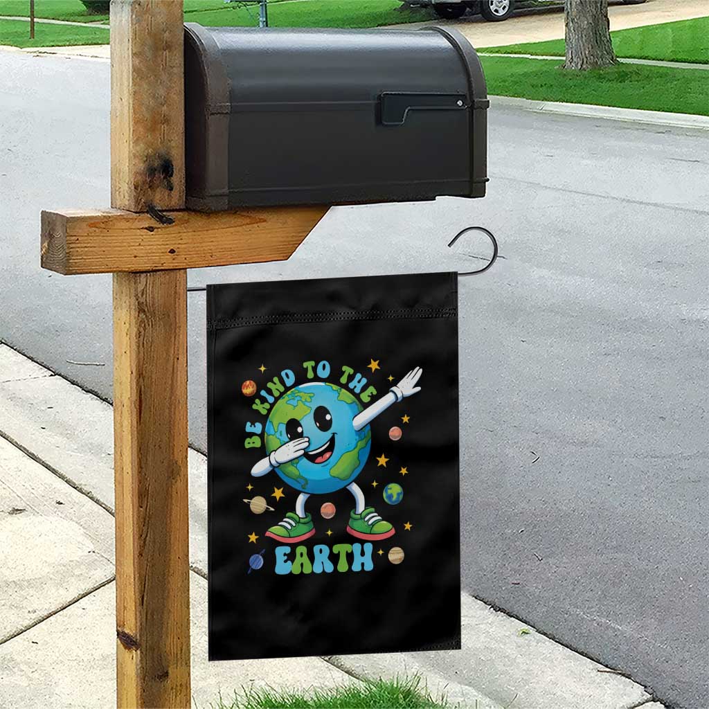 Be Kind To The Earth Garden Flag Cute Environmental Awareness Earth Day