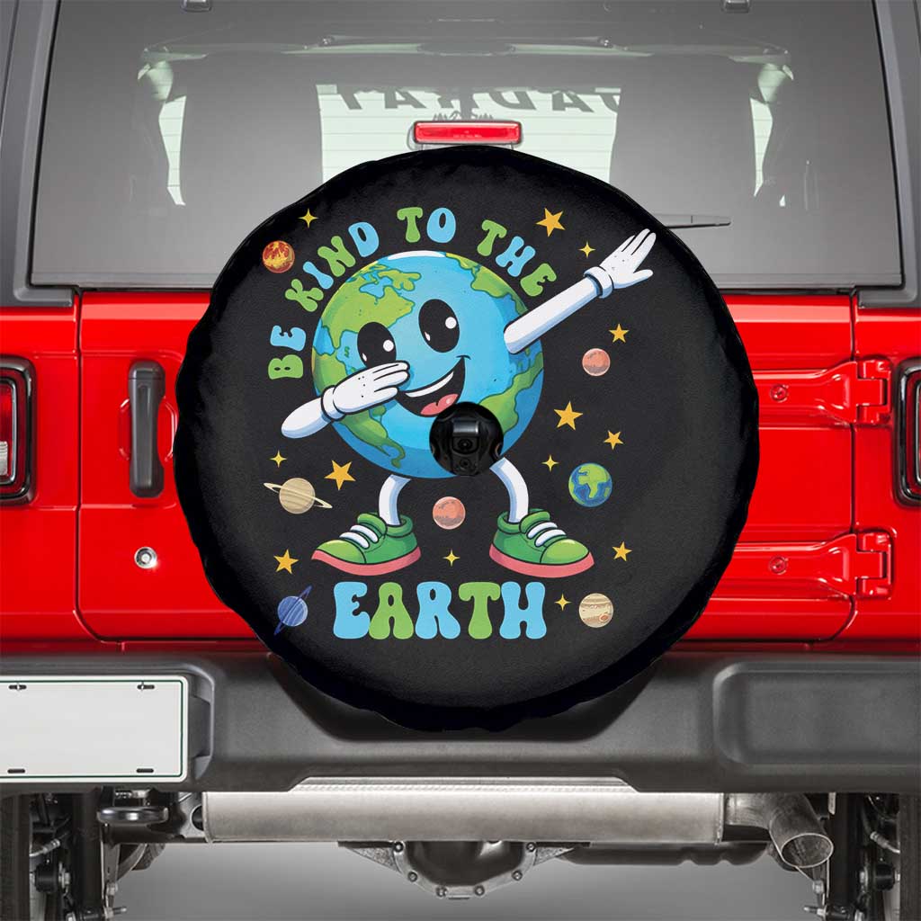 Be Kind To The Earth Spare Tire Cover Cute Environmental Awareness Earth Day