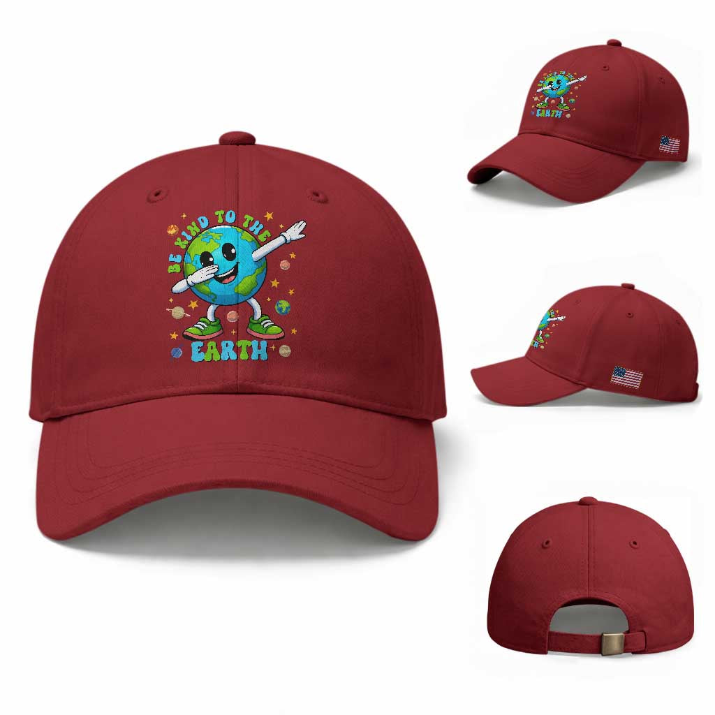 Be Kind To The Earth Baseball Cap Cute Environmental Awareness Earth Day