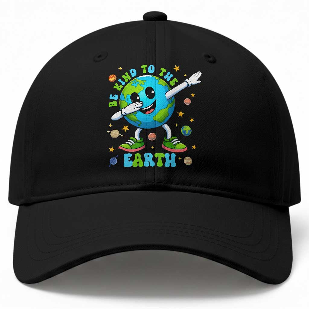 Be Kind To The Earth Baseball Cap Cute Environmental Awareness Earth Day