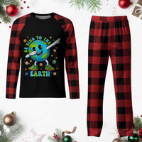 Be Kind To The Earth Plaid Pajama Set Cute Environmental Awareness Earth Day