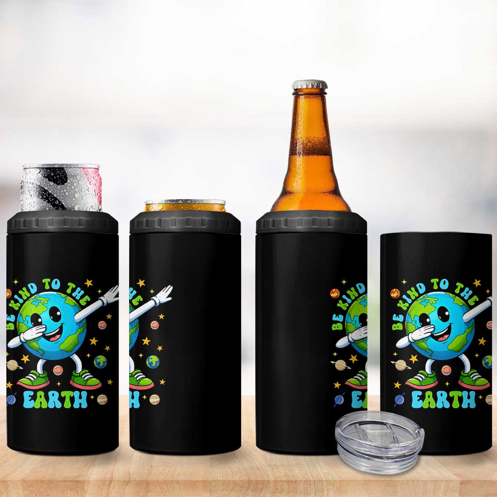 Be Kind To The Earth 4 in 1 Can Cooler Tumbler Cute Environmental Awareness Earth Day