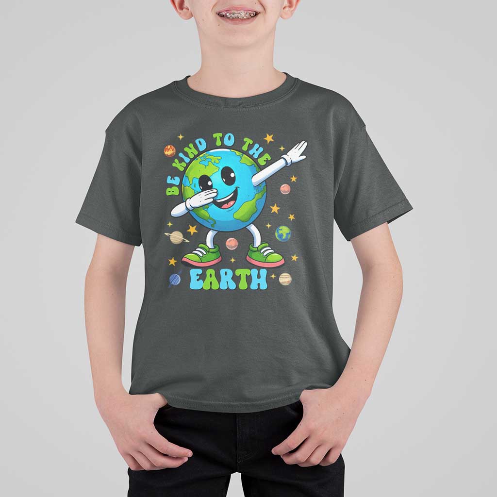 Be Kind To The Earth T Shirt For Kid Cute Environmental Awareness Earth Day