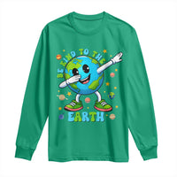 Be Kind To The Earth Long Sleeve Shirt Cute Environmental Awareness Earth Day
