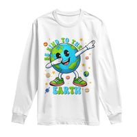 Be Kind To The Earth Long Sleeve Shirt Cute Environmental Awareness Earth Day