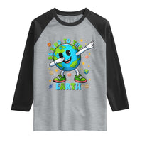 Be Kind To The Earth Raglan Shirt Cute Environmental Awareness Earth Day