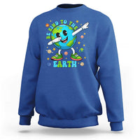 Be Kind To The Earth Sweatshirt Cute Environmental Awareness Earth Day