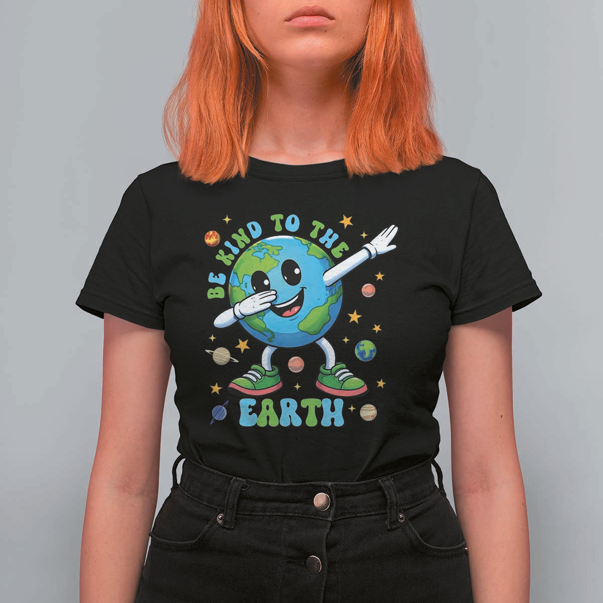 Be Kind To The Earth T Shirt For Women Cute Environmental Awareness Earth Day
