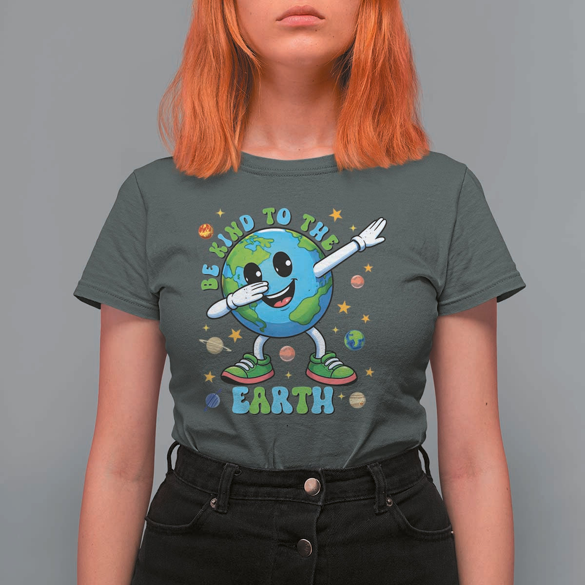 Be Kind To The Earth T Shirt For Women Cute Environmental Awareness Earth Day