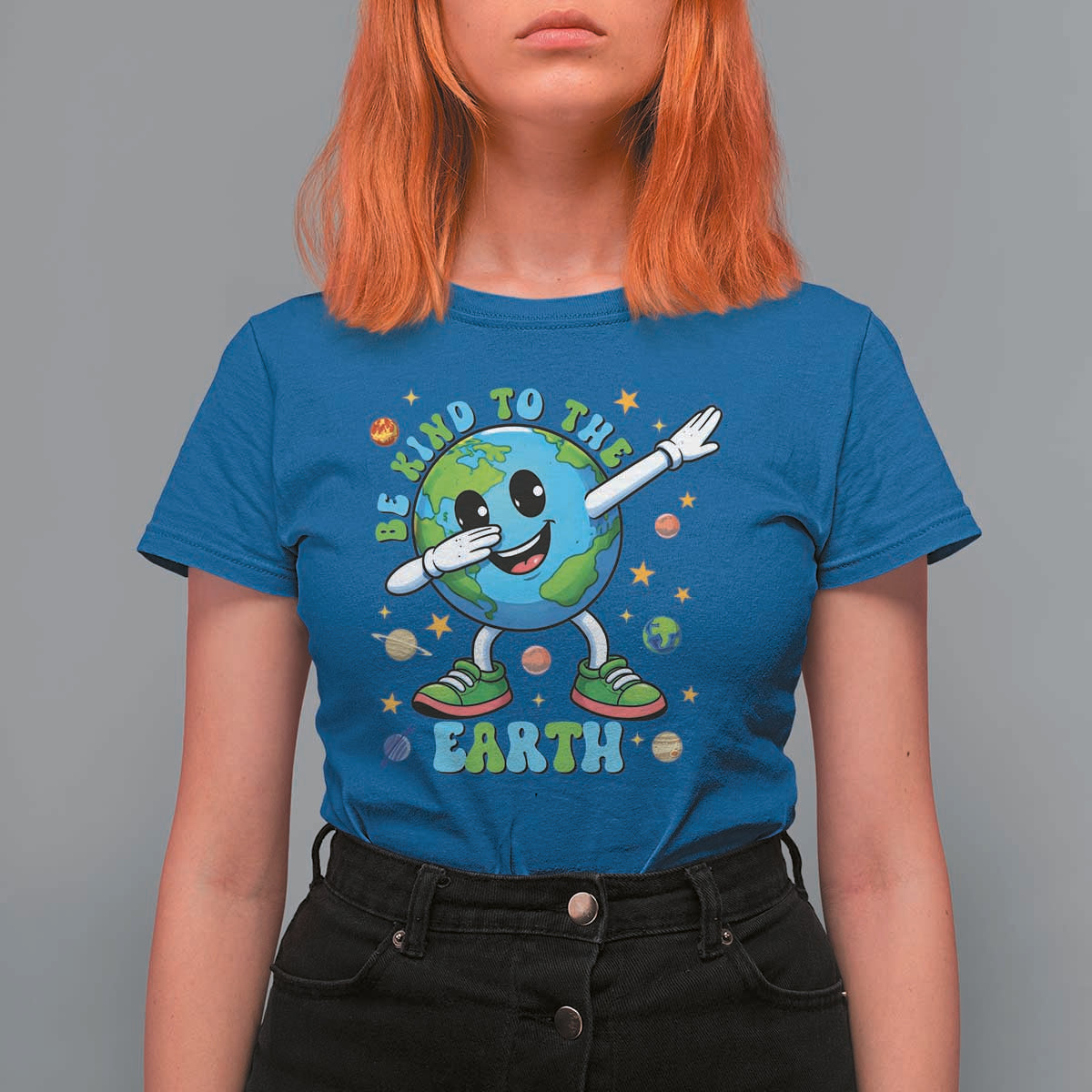 Be Kind To The Earth T Shirt For Women Cute Environmental Awareness Earth Day