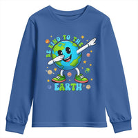 Be Kind To The Earth Youth Sweatshirt Cute Environmental Awareness Earth Day