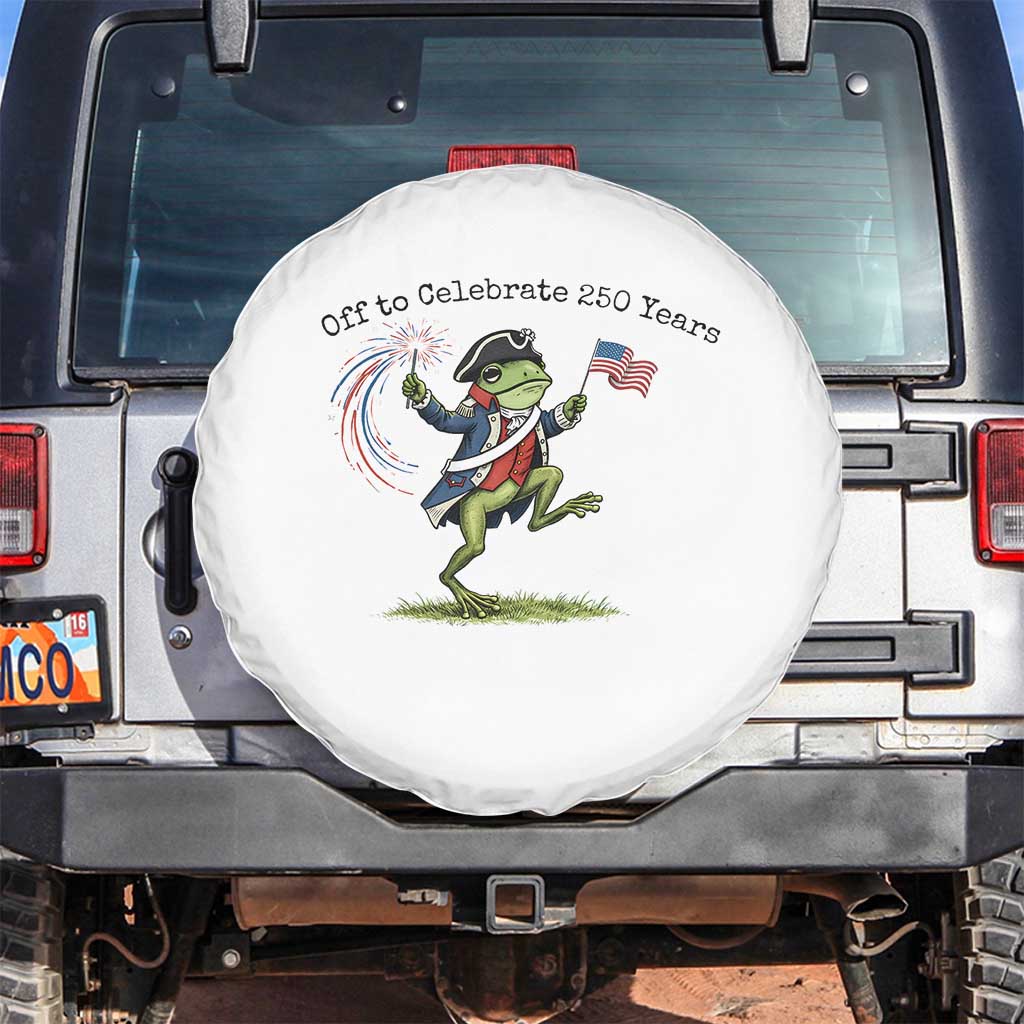 250th Anniversary USA Spare Tire Cover Funny Patriotic Frog USA Independence Day