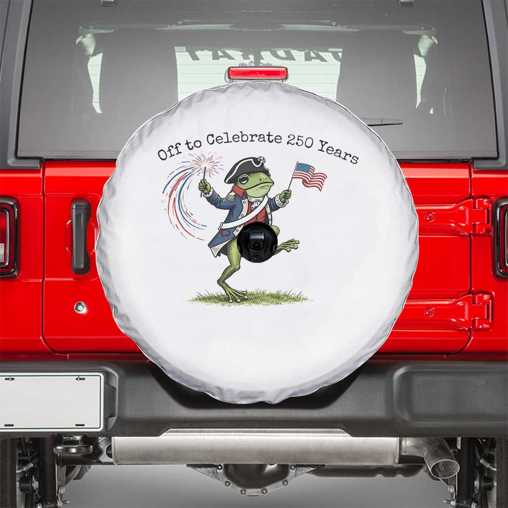 250th Anniversary USA Spare Tire Cover Funny Patriotic Frog USA Independence Day