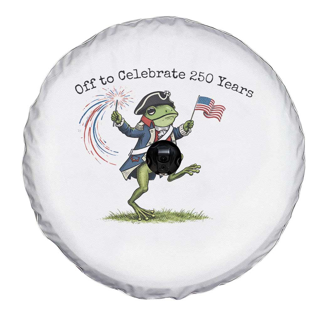 250th Anniversary USA Spare Tire Cover Funny Patriotic Frog USA Independence Day
