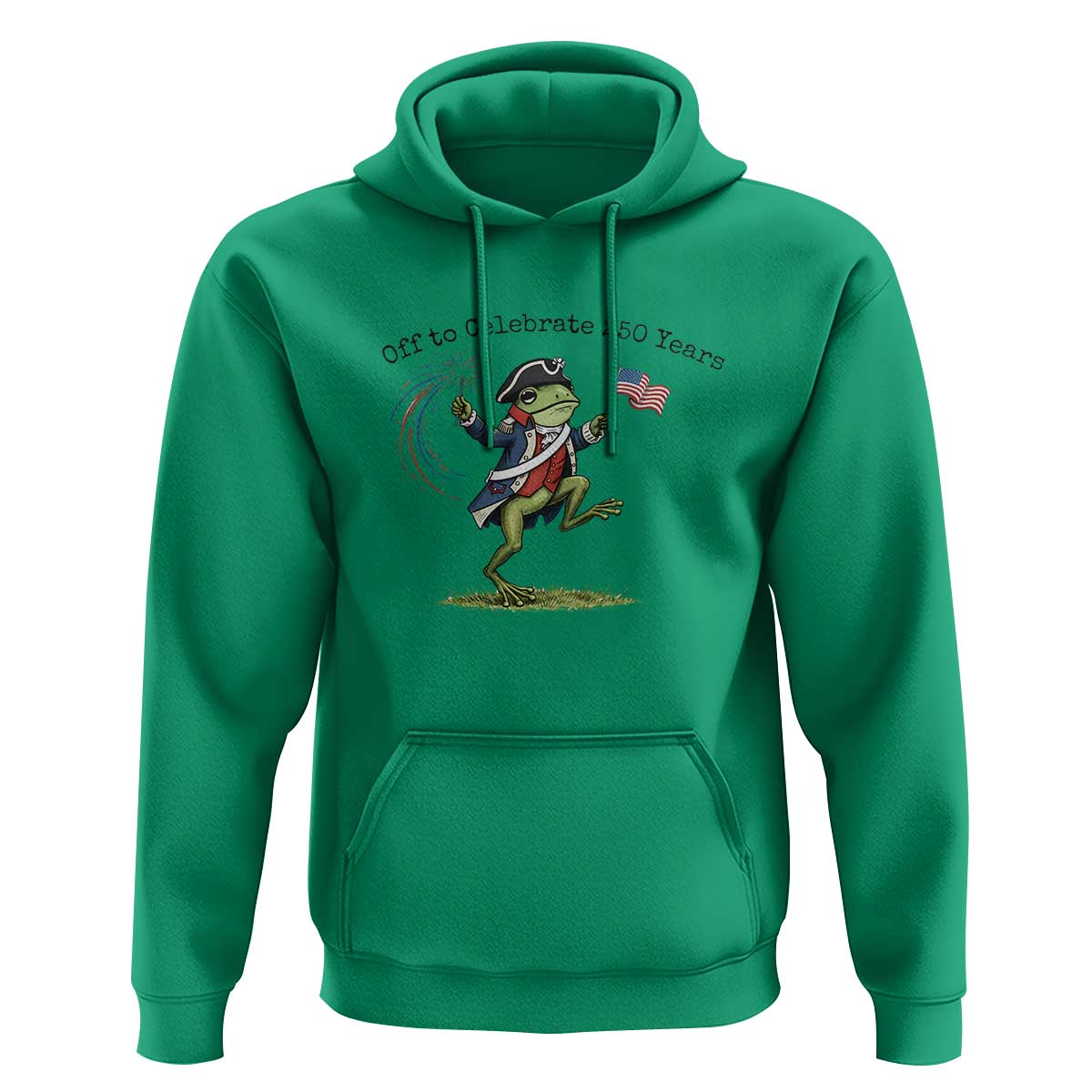 250th Anniversary USA Hoodie Funny Patriotic Frog USA Independence Day