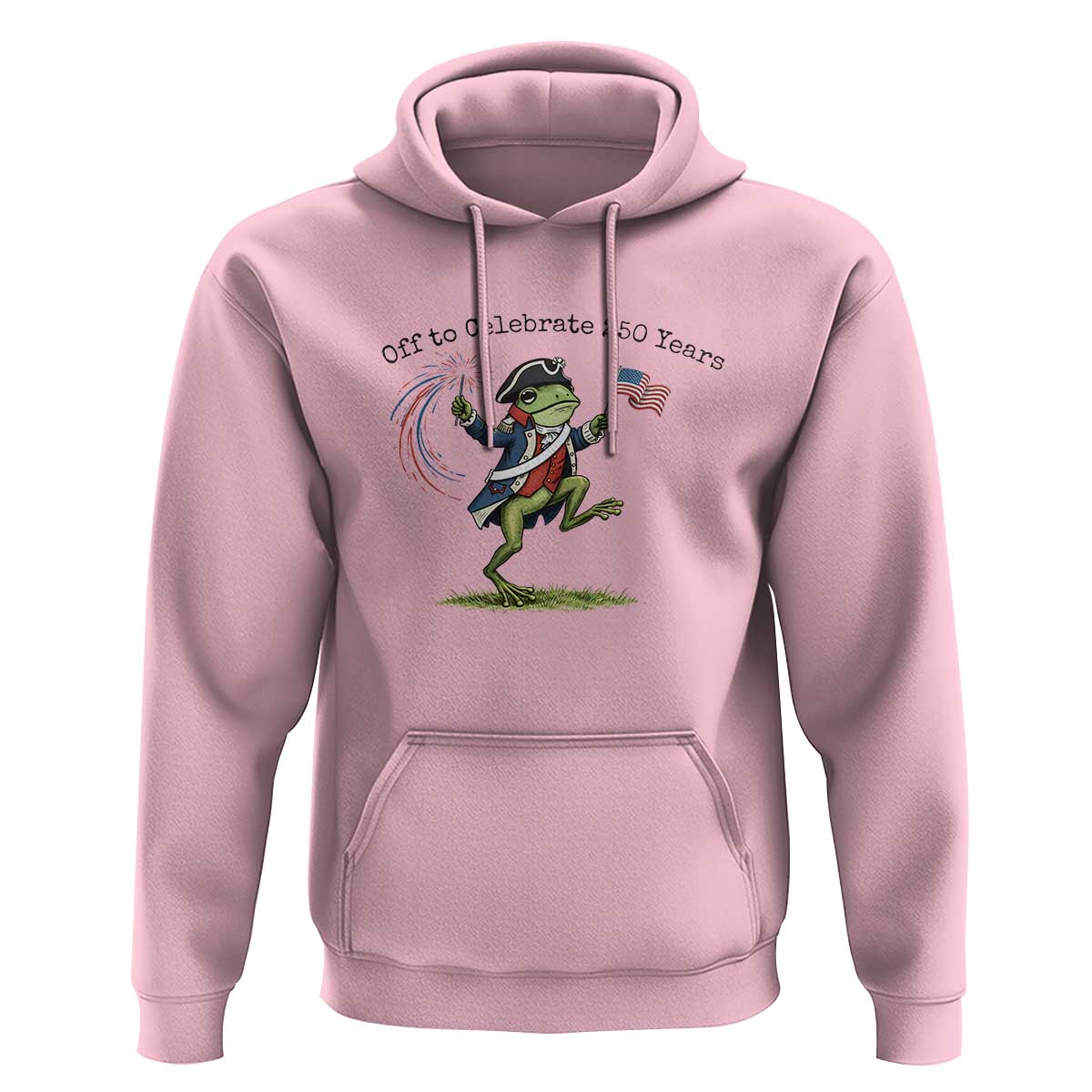 250th Anniversary USA Hoodie Funny Patriotic Frog USA Independence Day