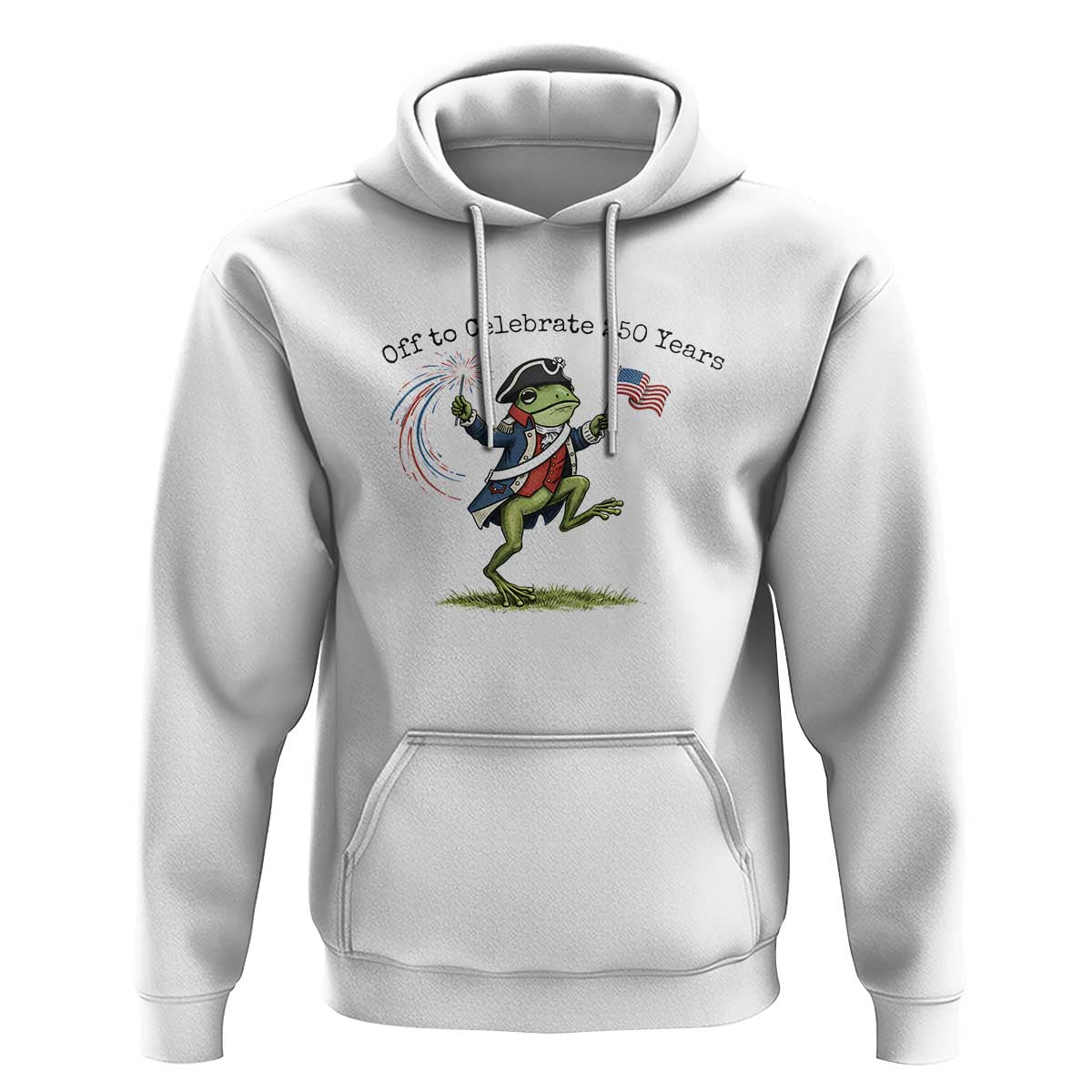 250th Anniversary USA Hoodie Funny Patriotic Frog USA Independence Day