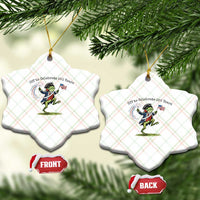 250th Anniversary USA Ceramic Ornament Funny Patriotic Frog USA Independence Day