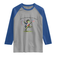 250th Anniversary USA Raglan Shirt Funny Patriotic Frog USA Independence Day