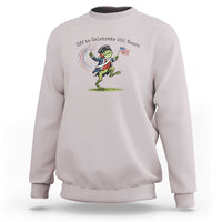 250th Anniversary USA Sweatshirt Funny Patriotic Frog USA Independence Day