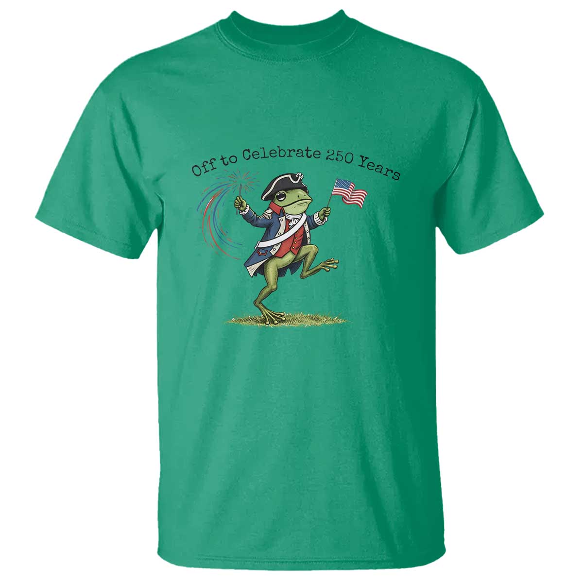 250th Anniversary USA T Shirt Funny Patriotic Frog USA Independence Day