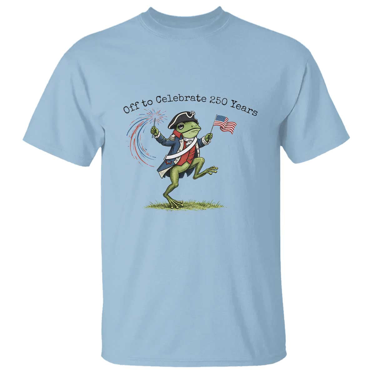 250th Anniversary USA T Shirt Funny Patriotic Frog USA Independence Day