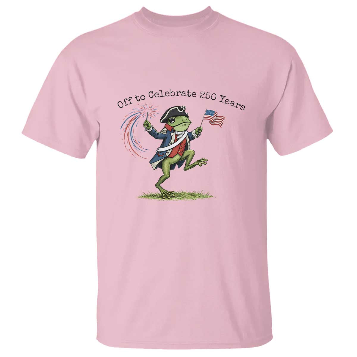 250th Anniversary USA T Shirt Funny Patriotic Frog USA Independence Day