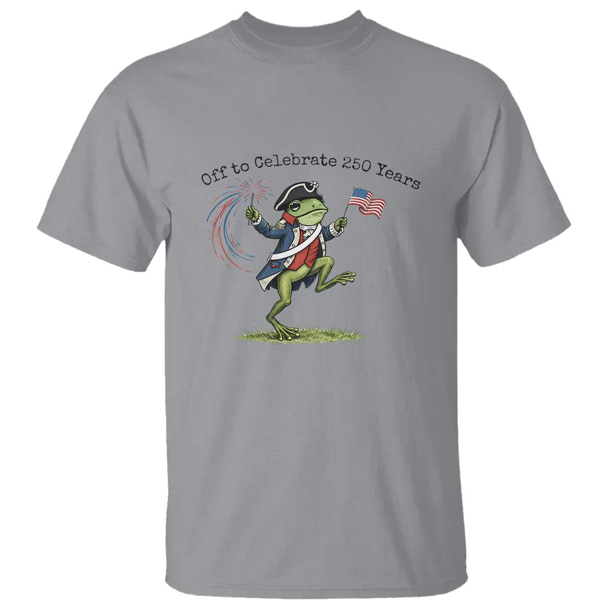 250th Anniversary USA T Shirt Funny Patriotic Frog USA Independence Day