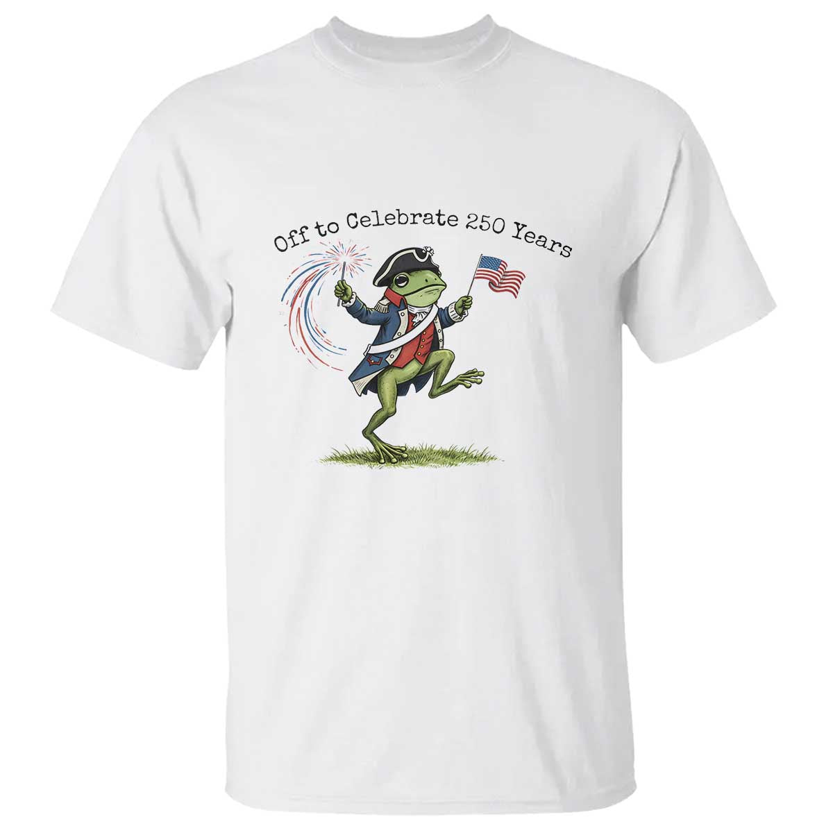 250th Anniversary USA T Shirt Funny Patriotic Frog USA Independence Day