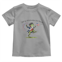 250th Anniversary USA Toddler T Shirt Funny Patriotic Frog USA Independence Day