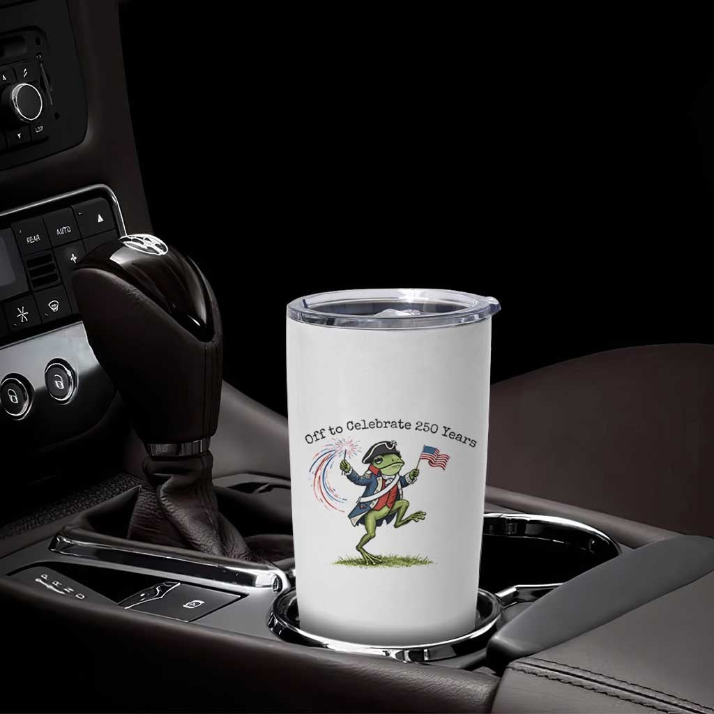 250th Anniversary USA Tumbler Cup Funny Patriotic Frog USA Independence Day