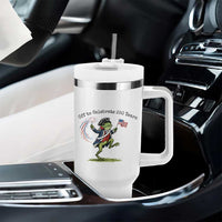 250th Anniversary USA Tumbler With Handle Funny Patriotic Frog USA Independence Day