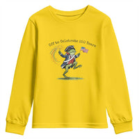 250th Anniversary USA Youth Sweatshirt Funny Patriotic Frog USA Independence Day