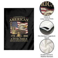 USA 250th Anniversary Garden Flag America 1776-2026 Patriotic Eagle Liberty Bell