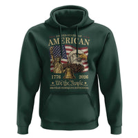 USA 250th Anniversary Hoodie America 1776-2026 Patriotic Eagle Liberty Bell