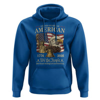 USA 250th Anniversary Hoodie America 1776-2026 Patriotic Eagle Liberty Bell
