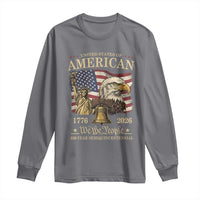 USA 250th Anniversary Long Sleeve Shirt America 1776-2026 Patriotic Eagle Liberty Bell
