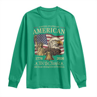 USA 250th Anniversary Long Sleeve Shirt America 1776-2026 Patriotic Eagle Liberty Bell