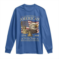 USA 250th Anniversary Long Sleeve Shirt America 1776-2026 Patriotic Eagle Liberty Bell
