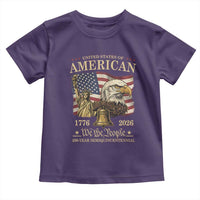 USA 250th Anniversary Toddler T Shirt America 1776-2026 Patriotic Eagle Liberty Bell