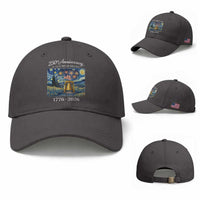 USA 250th Anniversary Baseball Cap Liberty Bell 1776–2026 Patriotic American Flag Starry Night