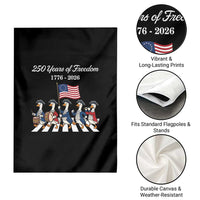 250 Years Of Freedom Garden Flag Silly Goose Patriotic 4th of July