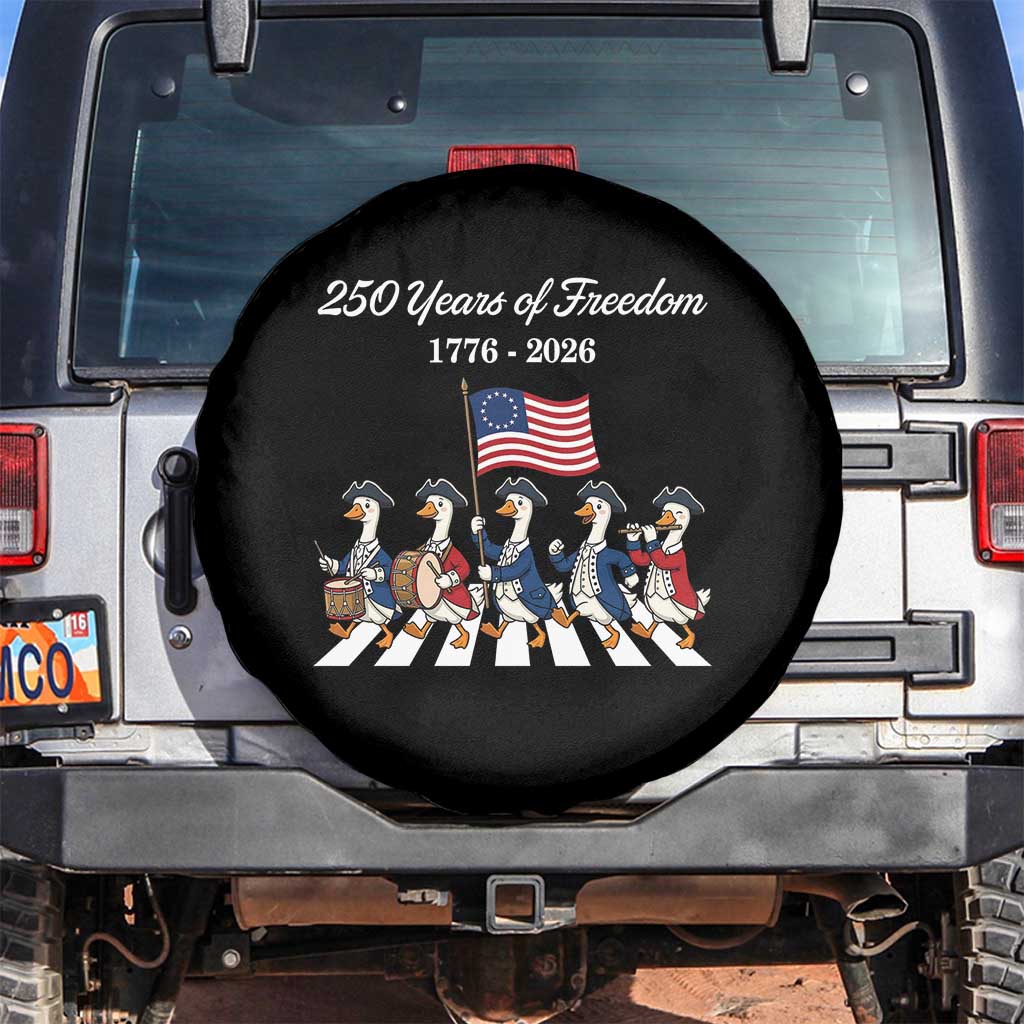 250 Years Of Freedom Spare Tire Cover Silly Goose Patriotic 4th of July