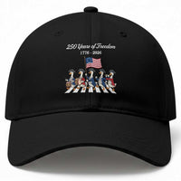 250 Years Of Freedom Baseball Cap Silly Goose Patriotic 4th of July