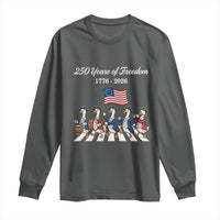 250 Years Of Freedom Long Sleeve Shirt Silly Goose Patriotic 4th of July