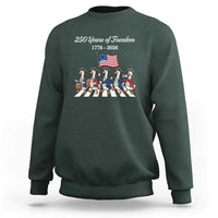 250 Years Of Freedom Sweatshirt Silly Goose Patriotic 4th of July