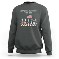 250 Years Of Freedom Sweatshirt Silly Goose Patriotic 4th of July