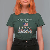 250 Years Of Freedom T Shirt For Women Silly Goose Patriotic 4th of July